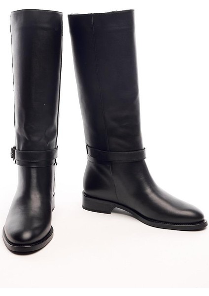 Deri Tokalı Kadın Çizme modelleri