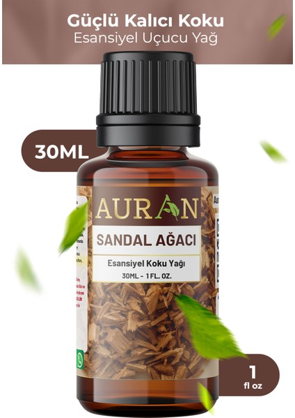 Sandal Ağacı Esansiyel Uçucu Koku Yağı Difüzör Esansı Buhurdanlık Yağı Aromaterapi Yağı 30ml