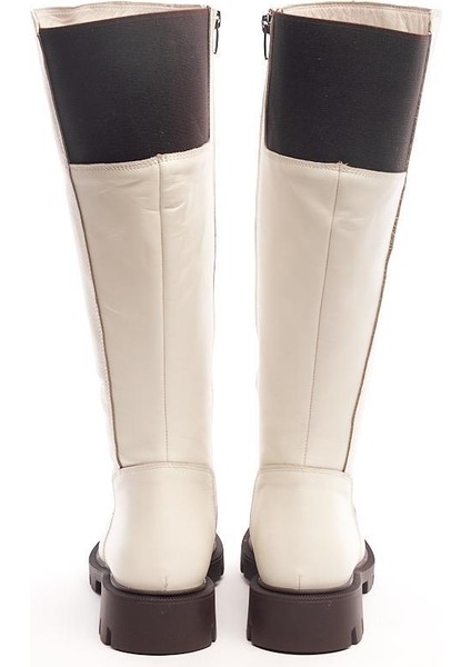 Deri Fermuarlı Kadın Çizme fırsatları