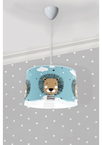 Sevimli Aslan BI186 Çocuk Odası Sarkıt Avize