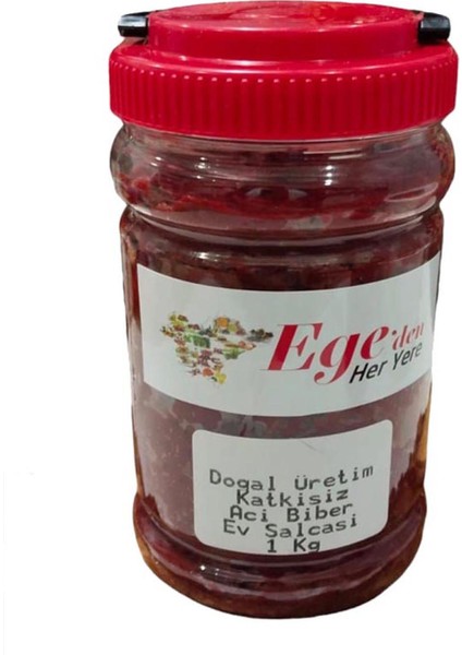 Nazilli Acı Biber Salçası 1 kg Yerli Üretim