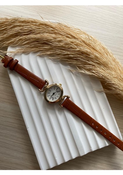 Bs Stıll Vintage Kadın Kol Saati Retro Minimal Deri Dordon 1 Adet fırsatları
