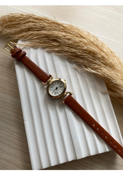 Bs Stıll Vintage Kadın Kol Saati Retro Minimal Deri Dordon 1 Adet indirimleri