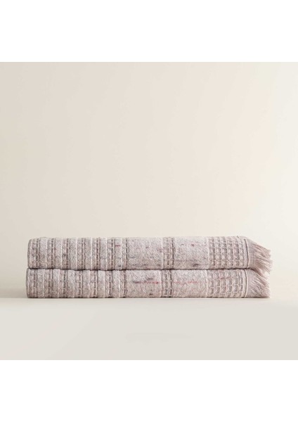 Maia 2'li Banyo Havlusu Seti Organik Pamuk Inject Pudra 70 x 150 cm fiyatları