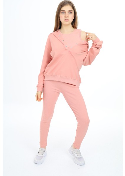 Kız Çocuk Üçlü Taytlı Takım modelleri