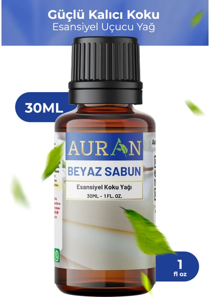 Beyaz Sabun Esansiyel Uçucu Koku Yağı Difüzör Esansı Buhurdanlık Yağı Aromaterapi Yağı 30ml