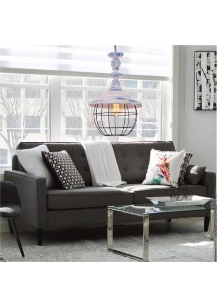 Dayton Mavi Patinalı Sarkıt Avize modelleri