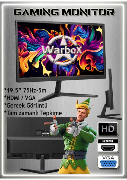 Gopo Eko Xeon X5650 32GB Ram 256GBSSD 250GBHDD R7 240-4GB E.kartı 20" Full Hd Monitör modelleri