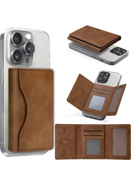 iPhone 14 Pro Max Kılıf Magsafe Özellikli Güçlü Mıknatıslı Alpx Deri Kartlık fiyatları