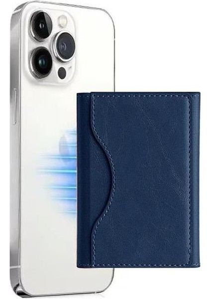 Samsung Galaxy S24 Plus Kılıf Magsafe Özellikli Güçlü Mıknatıslı Alpx Deri Kartlık