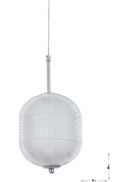 Torino Tekli Ledli Modern Lüks Sarkıt Avize (3 Renk LED Sarı - Beyaz - Gün Işığı) - Krom indirimleri