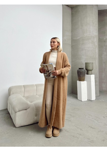 Uzun Salaş Triko Hırka KAMEL 8245 modelleri