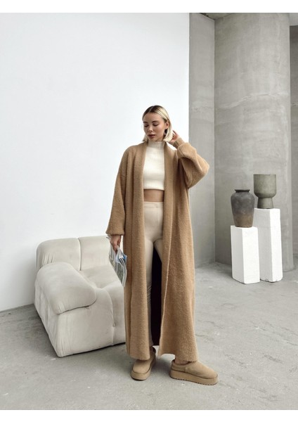 Uzun Salaş Triko Hırka KAMEL 8245 indirimleri