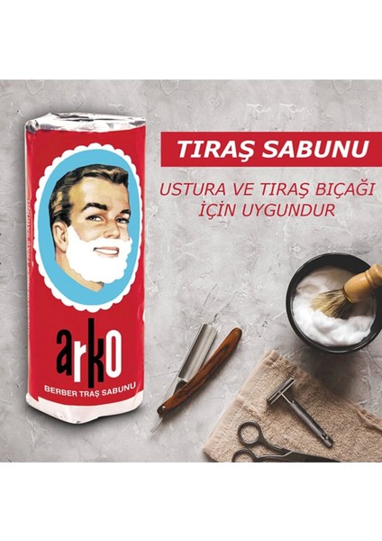 Populermarketim - Arko 12'li Tıraş Sabunu 12X75 gr