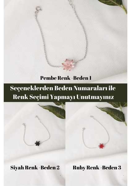 925 Ayar Gümüş, Işıklı Kutuda, Özel Tasarım Lotus Çiçeği Bileklik fiyatları