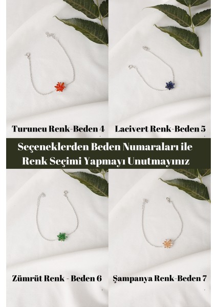 925 Ayar Gümüş, Işıklı Kutuda, Özel Tasarım Lotus Çiçeği Bileklik modelleri