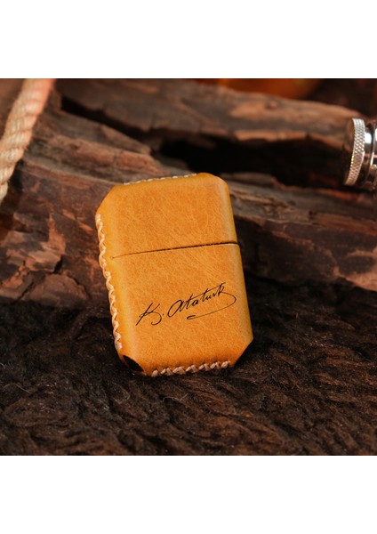 Kişiye Özel Benzinli Çakmak Hakiki Deri El Yapımı Zippo Tarzı Çakmak İsme Özel Deri Kaplama Benzinli Çakmak Doğum Günü Yıl Dönümü Yeni Yıl Hediyesi fırsatları