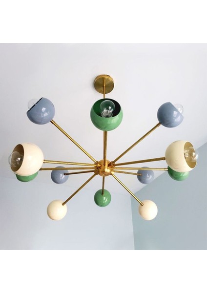 Parlak Renkli Avize Bright Color Chandelier Tüm Oda ve Mekanlara Uygun