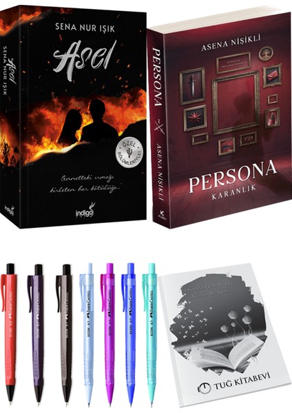 Persona Karanlık ve Asel Sena Nur Işık 2li Set + Hediyeli