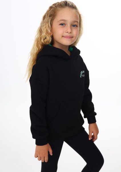 Kız Çocuk Baskılı Sweatshirt