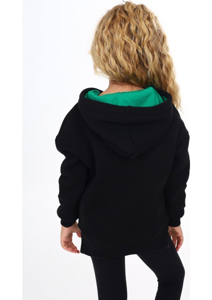 Kız Çocuk Baskılı Sweatshirt