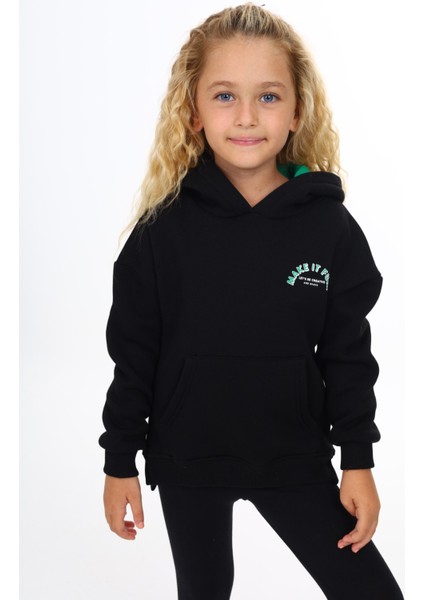 Kız Çocuk Baskılı Sweatshirt