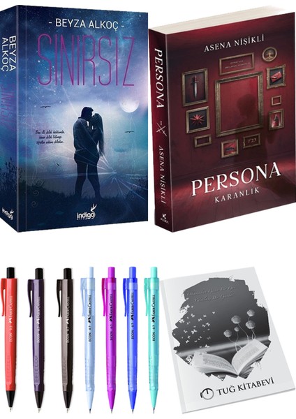 Persona Karanlık ve Sınırsız Beyza Alkoç 2li Set + Hediyeli
