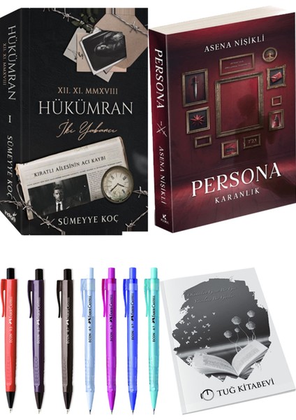 Persona Karanlık ve Hükümran 1 Iki Yabancı Sümeyye Koç 2li Set + Hediyeli