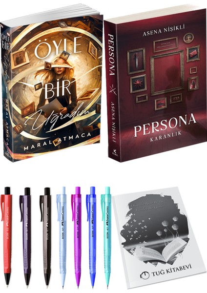 Persona Karanlık ve Ephesus Yayınları Öyle Bir Uğradım Maral Atmaca 2'li Set + Hediyeli