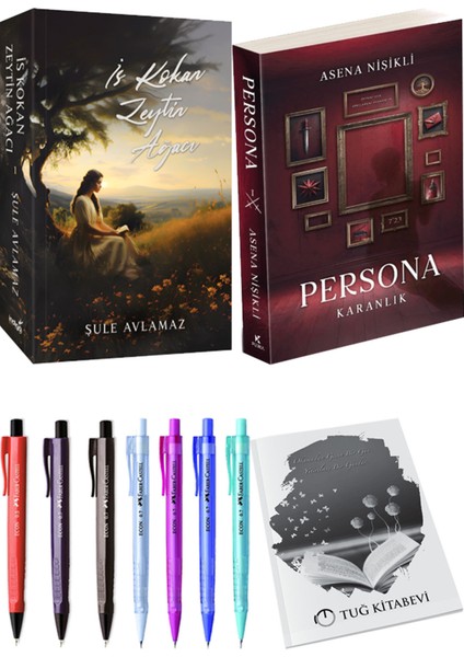 Persona Karanlık ve Is Kokan Zeytin Ağacı Şule Avlamaz 2li Set + Hediyeli