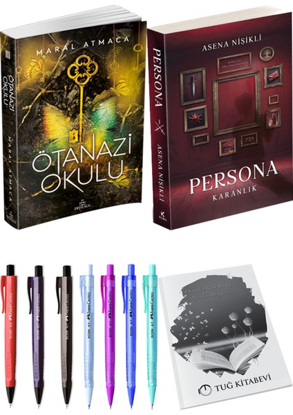 Persona Karanlık ve Ephesus Yayınları Ötanazi Okulu 3 Maral Atmaca 2'li Set + Hediyeli