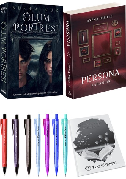 Persona Karanlık ve Ölüm Portresi Büşra Nur 2li Set + Hediyeli