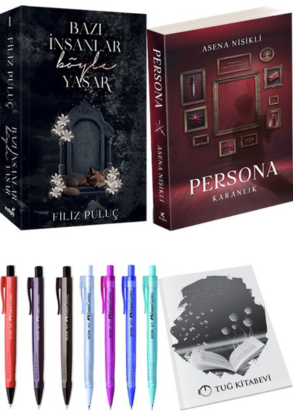 Persona Karanlık ve Bazı Insanlar Böyle Yaşar 1 Filiz Puluç 2li Set + Hediyeli