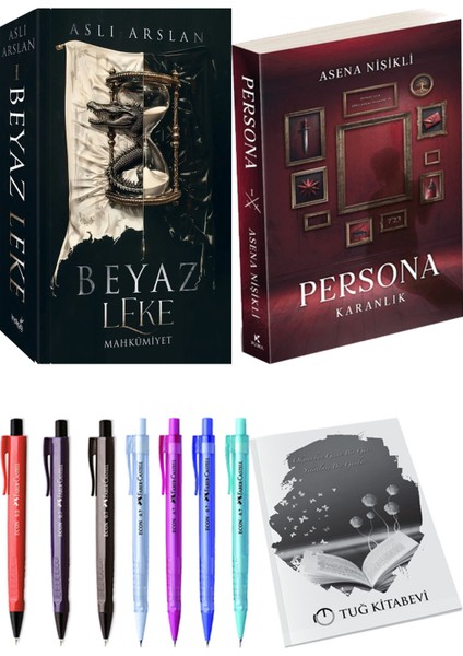 Persona Karanlık ve Beyaz Leke Mahkumiyet Aslı Arslan 2li Set + Hediyeli