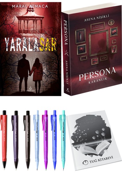 Persona Karanlık ve Ephesus Yayınları Yaralasar 4 Maral Atmaca 2'li Set + Hediyeli