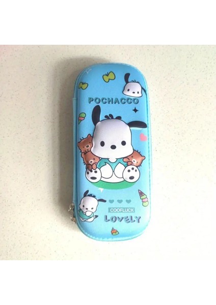 Çocuk Kalem Kutusu Kabartmalı Pompompurin Figürlü