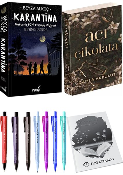 Acı Çikolata ve Karantina 5 Beyza Alkoç 2li Set + Hediyeli