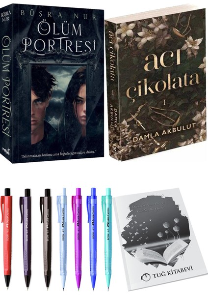 Acı Çikolata ve Ölüm Portresi Büşra Nur 2li Set + Hediyeli