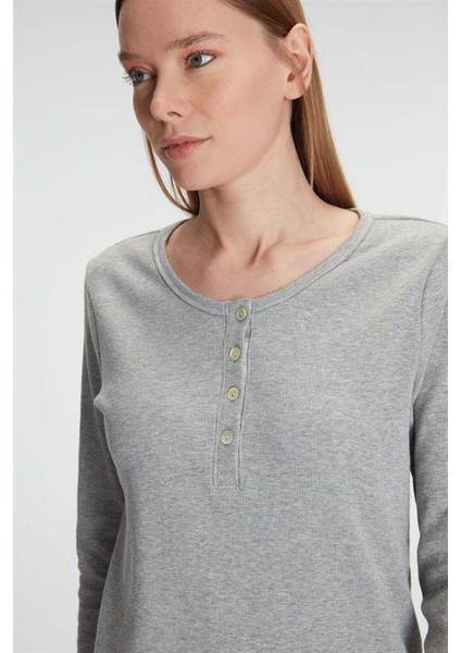 Pamuklu Uzun Kol Pijama Takımı modelleri