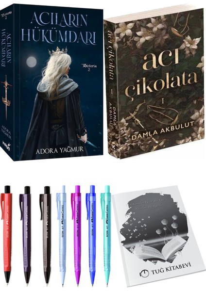 Acı Çikolata ve Acıların Hükümdarı Adora Yağmur 2li Set + Hediyeli