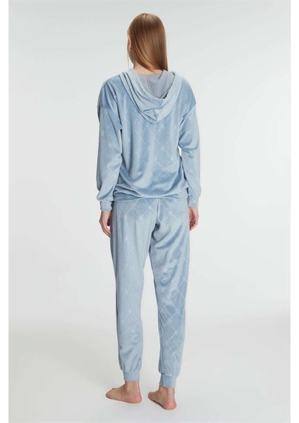 Kapüşonlu Uzun Kol Sweatshirt Pijama Takımı fiyatları
