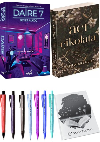 Acı Çikolata ve Daire 7 Beyza Alkoç 2li Set + Hediyeli