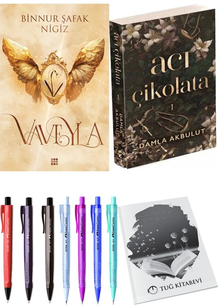 Acı Çikolata ve Dokuz Yayınları Vaveyla 1 Sönmüş Binnur Şafak Nigiz 2'li Set + Hediyeli
