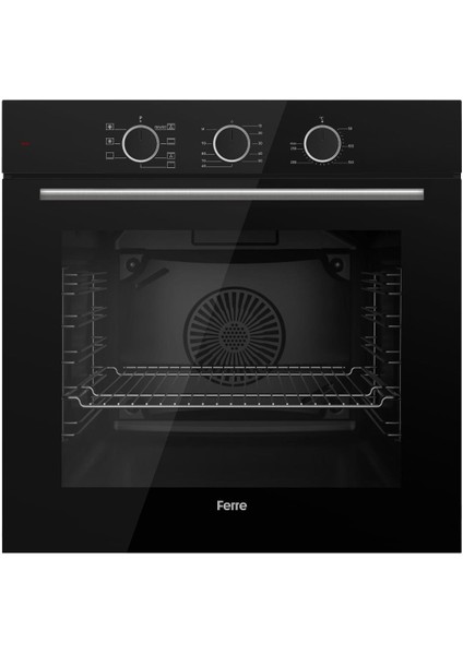 Fryart Basıc Ss Serisi Siyah Set (SS205 + QXE62CS +D063 ) - Kare Emaye Izgara