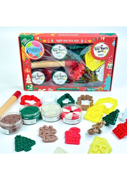 Yeni Yıl Doğal Oyun Hamuru Seti