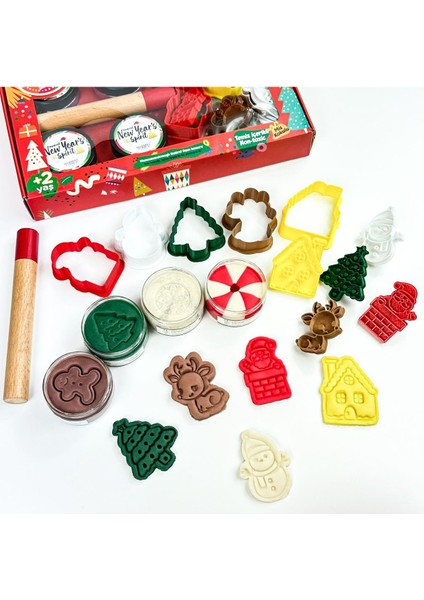 Yeni Yıl Doğal Oyun Hamuru Seti modelleri