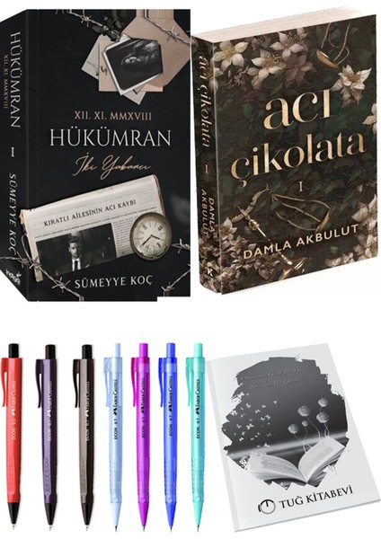 Acı Çikolata ve Hükümran 1 Iki Yabancı Sümeyye Koç 2li Set + Hediyeli