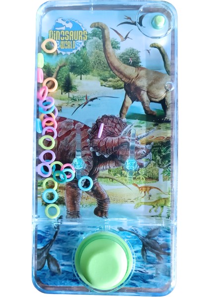 Dinozor Temalı Suda Halka Geçirme Oyunu