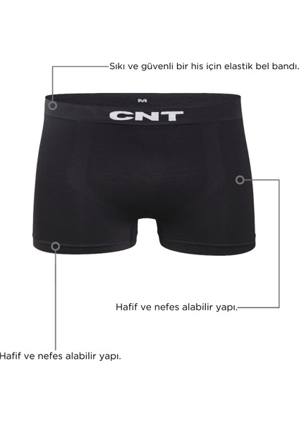 Erkek 6'lı Premium Kutuda Dikşsiz Mikro Fiber Boxer Seti – Rahat Bel Lastiği Likralı fiyatları