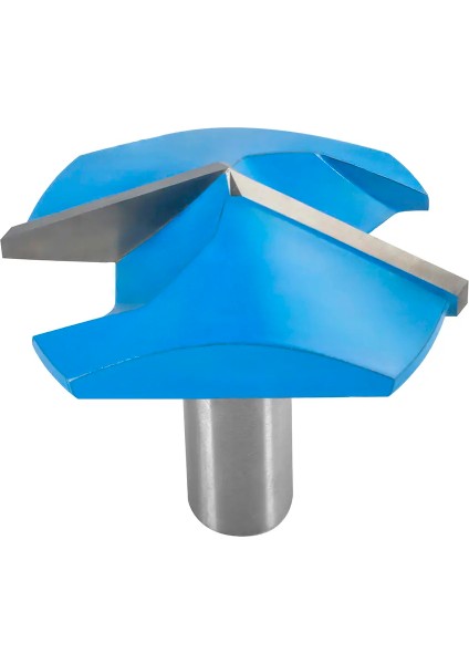 Ahşap Freze Bıçağı 09-50018412V120 Kavisli V-Yivli 120 Derece Freze Ucu Sap 12 mm
